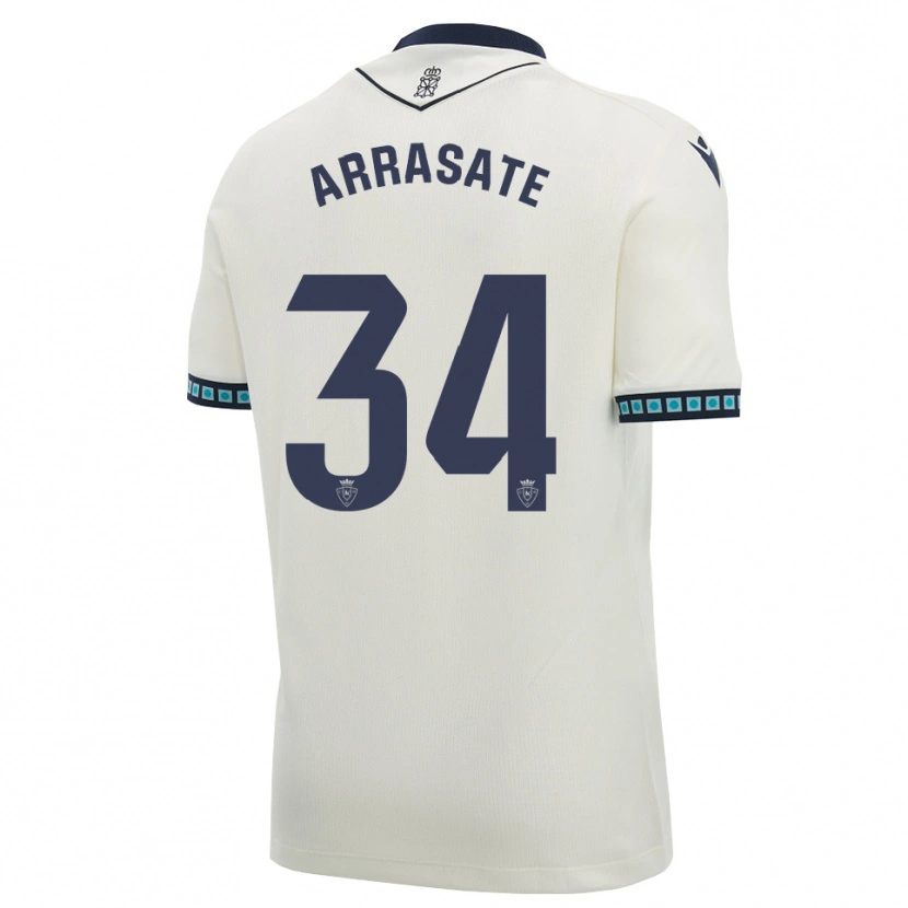 Danxen Kinder Ibai Arrasate #34 Weiß Schwarz Hellblau Auswärtstrikot Trikot 2026/27 T-Shirt Österreich
