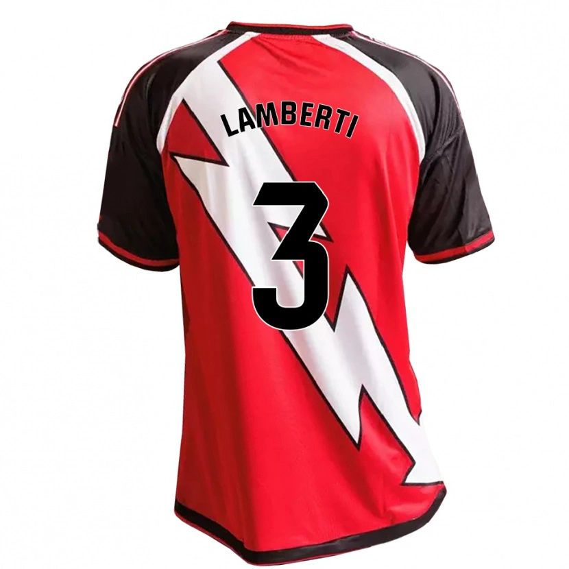 Danxen Kinder Luca Lamberti #3 Rot Schwarz Weiß Auswärtstrikot Trikot 2026/27 T-Shirt Österreich