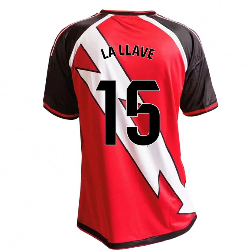 Danxen Kinder Kevin De La Llave #15 Rot Schwarz Weiß Auswärtstrikot Trikot 2026/27 T-Shirt Österreich