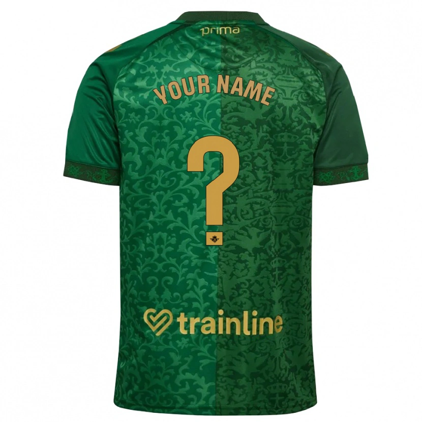 Danxen Kinder Ihren Namen #0 Waldgrün Dunkelgoldrute Auswärtstrikot Trikot 2026/27 T-Shirt Österreich