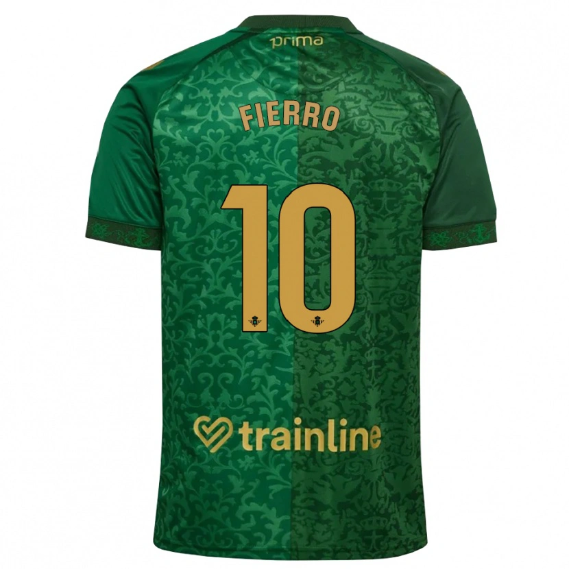 Danxen Kinder Enzo Fierro #10 Waldgrün Dunkelgoldrute Auswärtstrikot Trikot 2026/27 T-Shirt Österreich