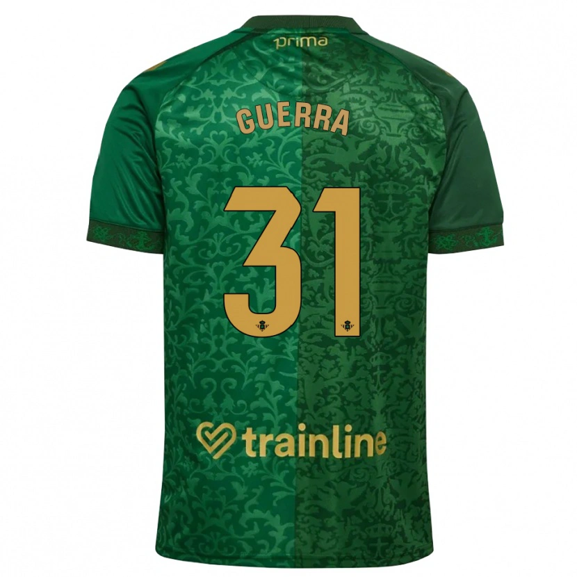 Danxen Kinder Ana Guerra Morcillo #31 Waldgrün Dunkelgoldrute Auswärtstrikot Trikot 2026/27 T-Shirt Österreich