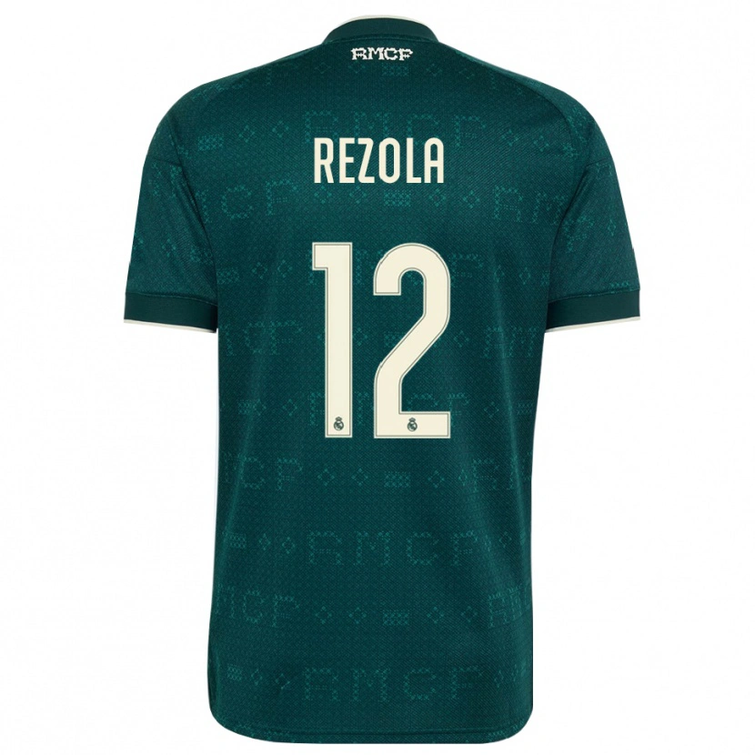 Danxen Kinder Manex Rezola #12 Dunkelgrauweiß Auswärtstrikot Trikot 2026/27 T-Shirt Österreich