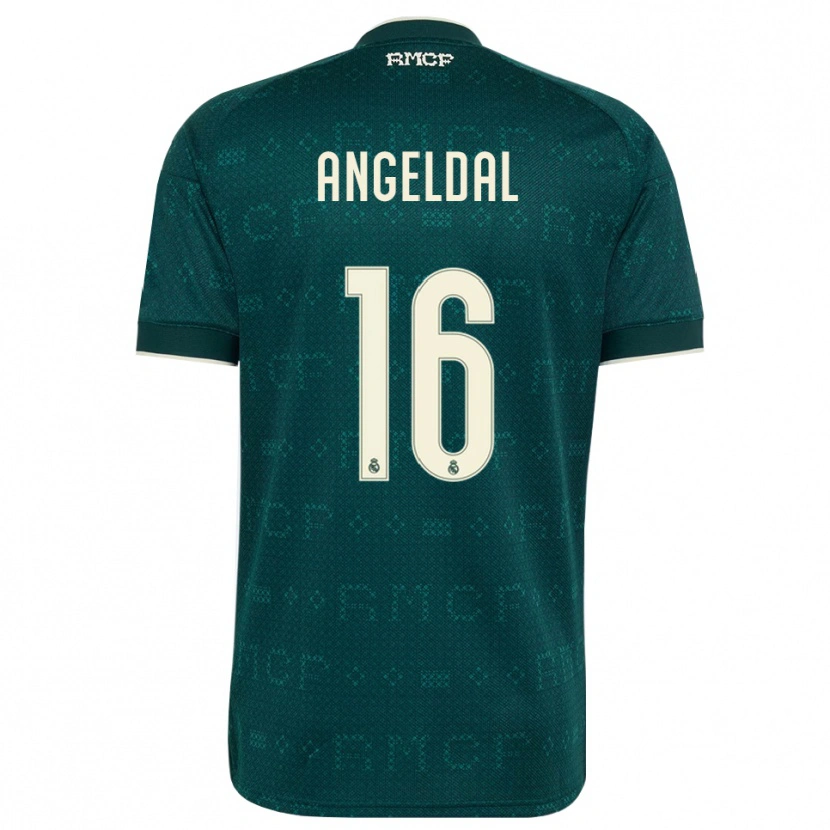 Danxen Kinder Ingrid Filippa Angeldal #16 Dunkelgrauweiß Auswärtstrikot Trikot 2026/27 T-Shirt Österreich
