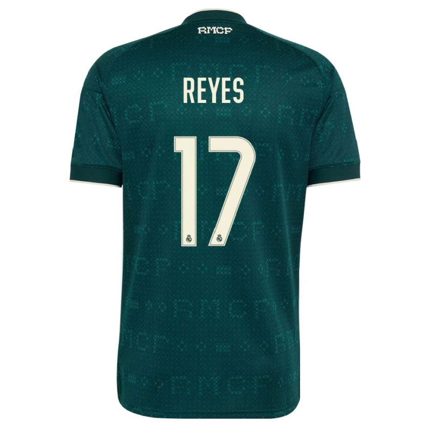 Danxen Kinder José Reyes #17 Dunkelgrauweiß Auswärtstrikot Trikot 2026/27 T-Shirt Österreich