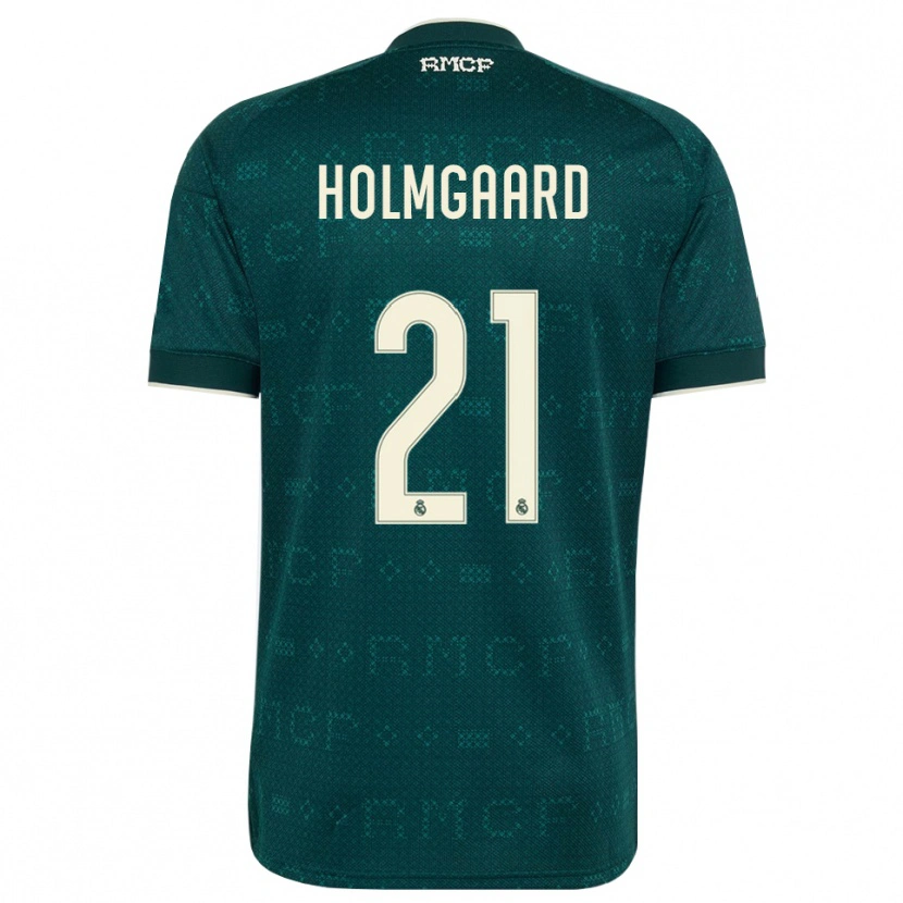 Danxen Kinder Sara Rosted Holmgaard #21 Dunkelgrauweiß Auswärtstrikot Trikot 2026/27 T-Shirt Österreich