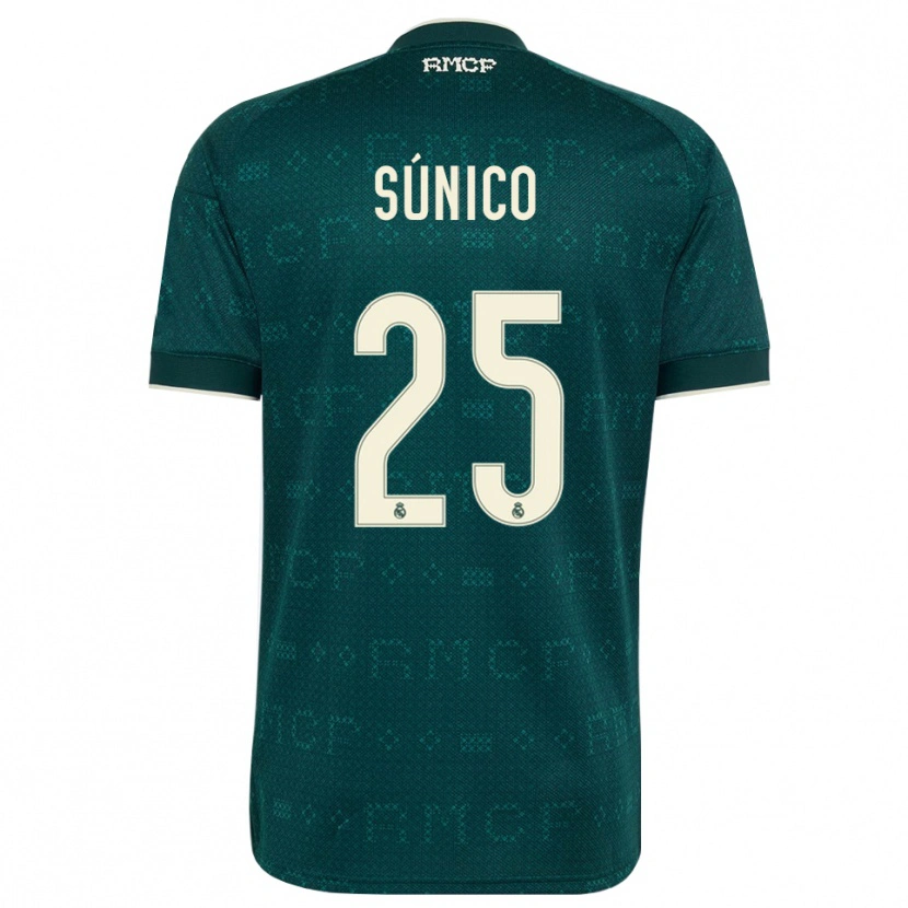 Danxen Kinder Guille Súnico #25 Dunkelgrauweiß Auswärtstrikot Trikot 2026/27 T-Shirt Österreich