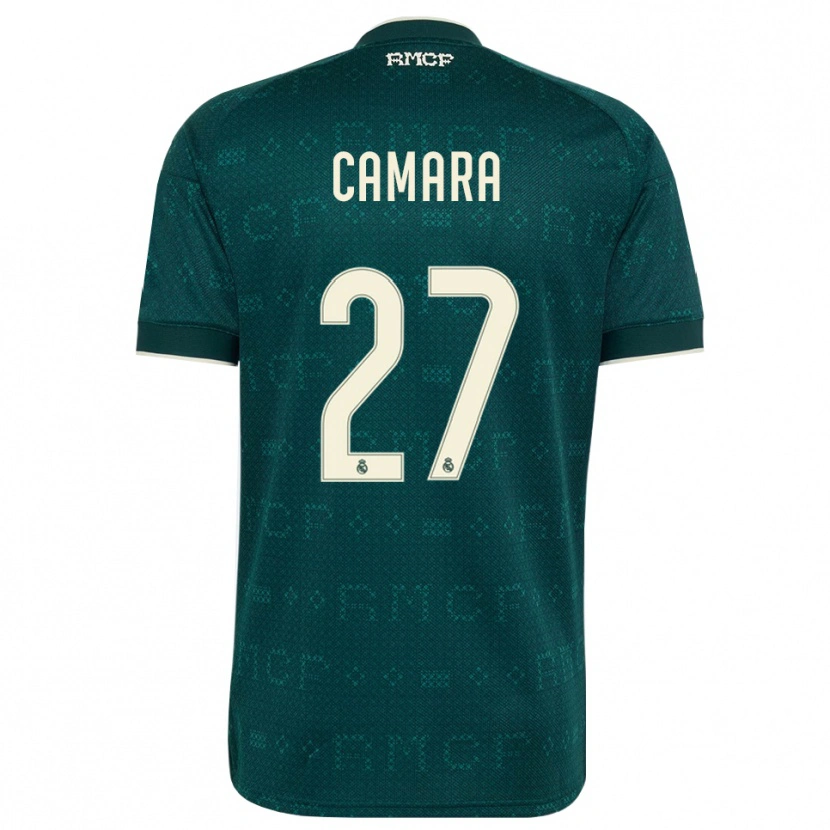 Danxen Kinder Kalifa Camara #27 Dunkelgrauweiß Auswärtstrikot Trikot 2026/27 T-Shirt Österreich