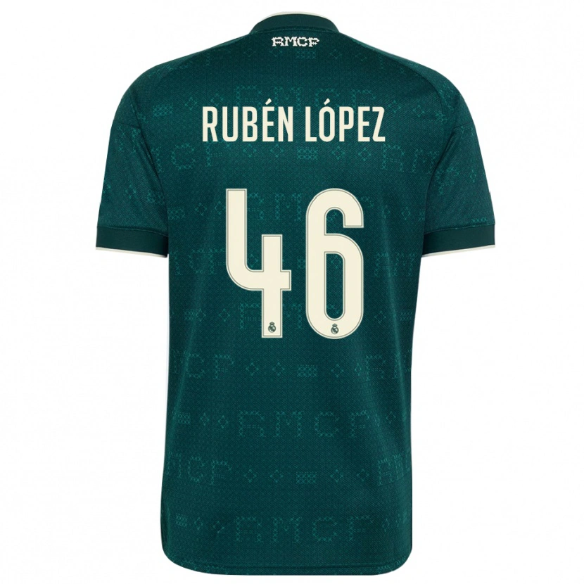Danxen Kinder Rubén López #46 Dunkelgrauweiß Auswärtstrikot Trikot 2026/27 T-Shirt Österreich