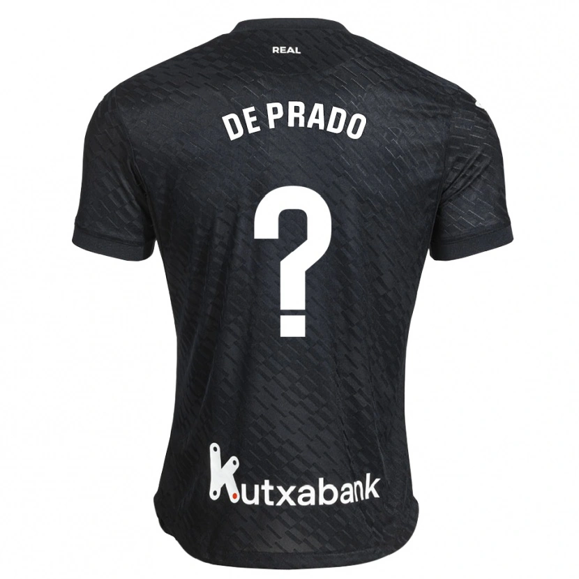 Danxen Kinder Abiot De Prado #0 Schwarz Weiß Auswärtstrikot Trikot 2026/27 T-Shirt Österreich