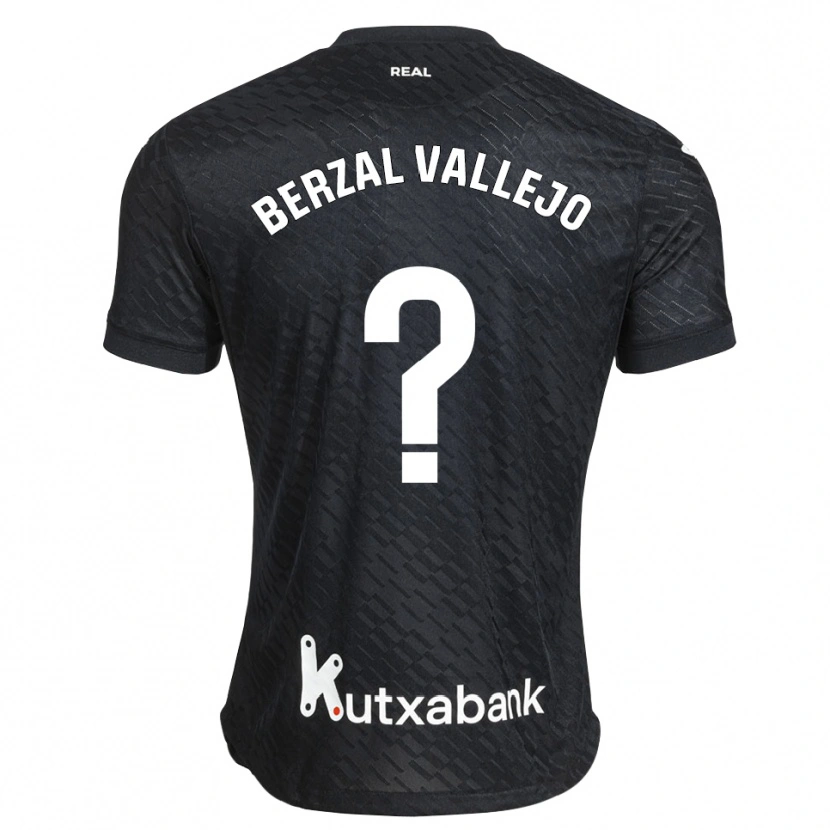Danxen Kinder Asier Berzal Vallejo #0 Schwarz Weiß Auswärtstrikot Trikot 2026/27 T-Shirt Österreich
