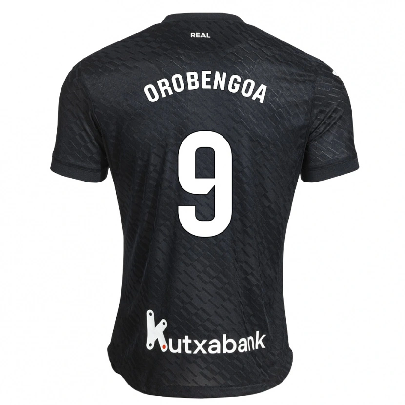 Danxen Kinder Ekain Orobengoa #9 Schwarz Weiß Auswärtstrikot Trikot 2026/27 T-Shirt Österreich