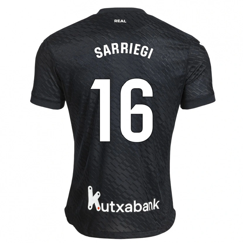 Danxen Kinder Nora Sarriegi #16 Schwarz Weiß Auswärtstrikot Trikot 2026/27 T-Shirt Österreich