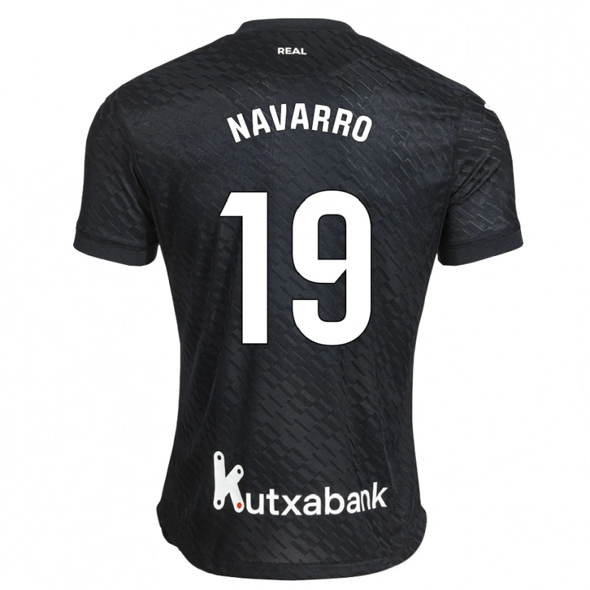 Danxen Kinder Lorena Navarro #19 Schwarz Weiß Auswärtstrikot Trikot 2026/27 T-Shirt Österreich