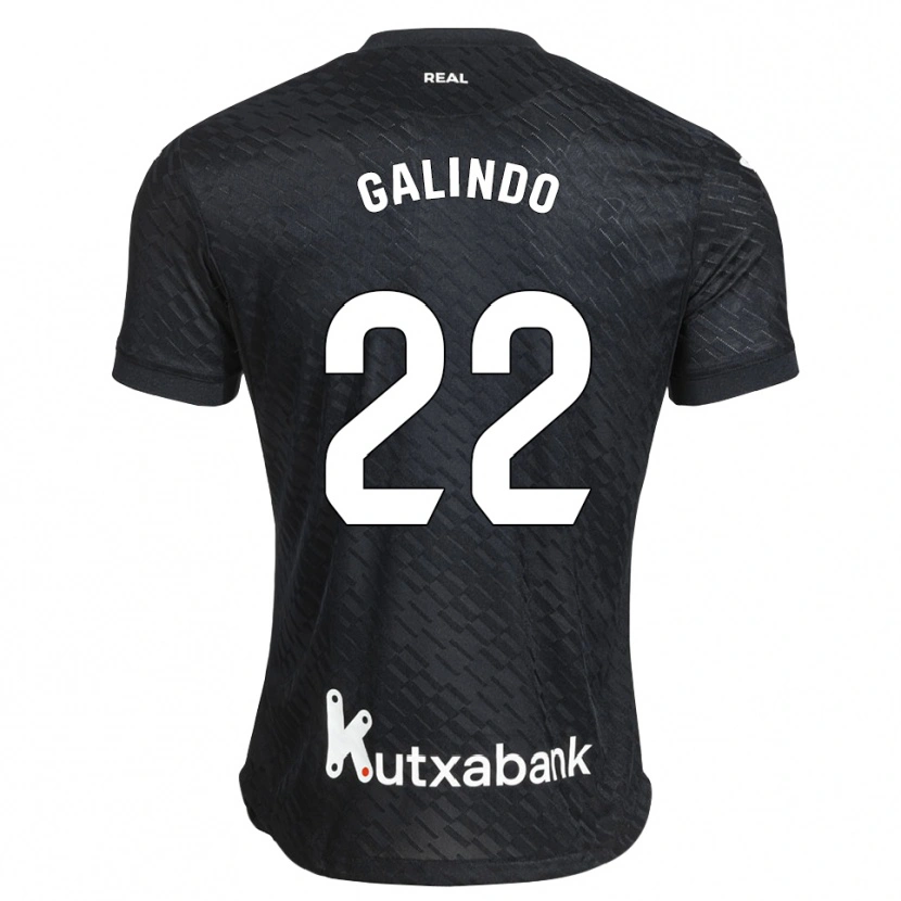 Danxen Kinder Iker Galindo #22 Schwarz Weiß Auswärtstrikot Trikot 2026/27 T-Shirt Österreich