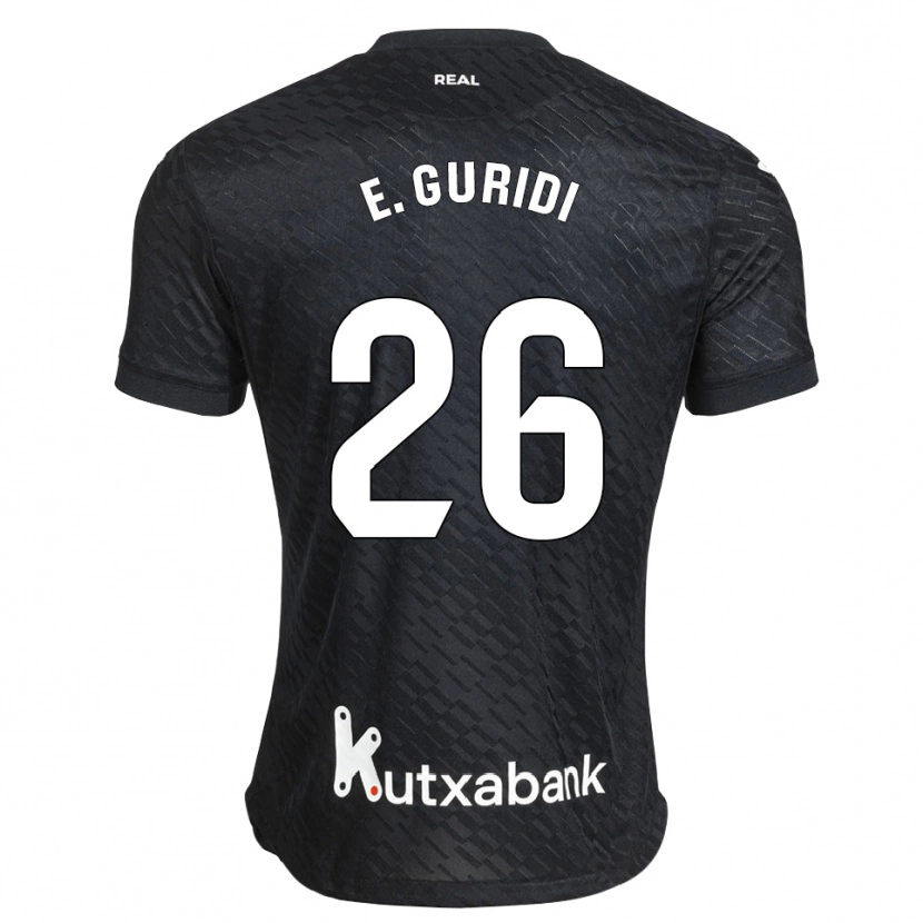 Danxen Kinder Elene Guridi Mesonero #26 Schwarz Weiß Auswärtstrikot Trikot 2026/27 T-Shirt Österreich