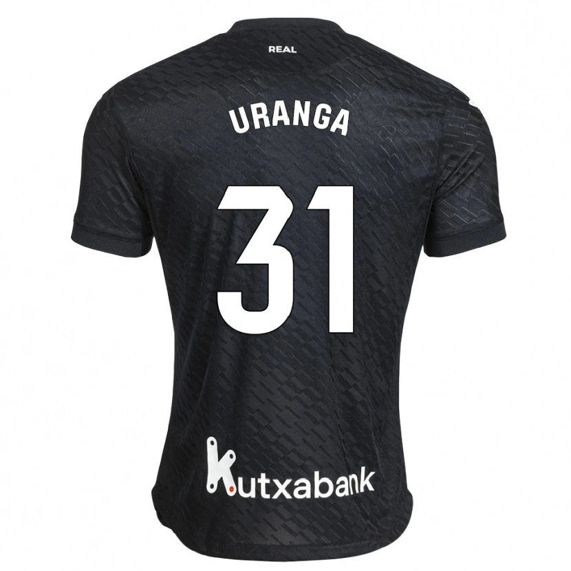 Danxen Kinder Haizea Uranga Agirre #31 Schwarz Weiß Auswärtstrikot Trikot 2026/27 T-Shirt Österreich
