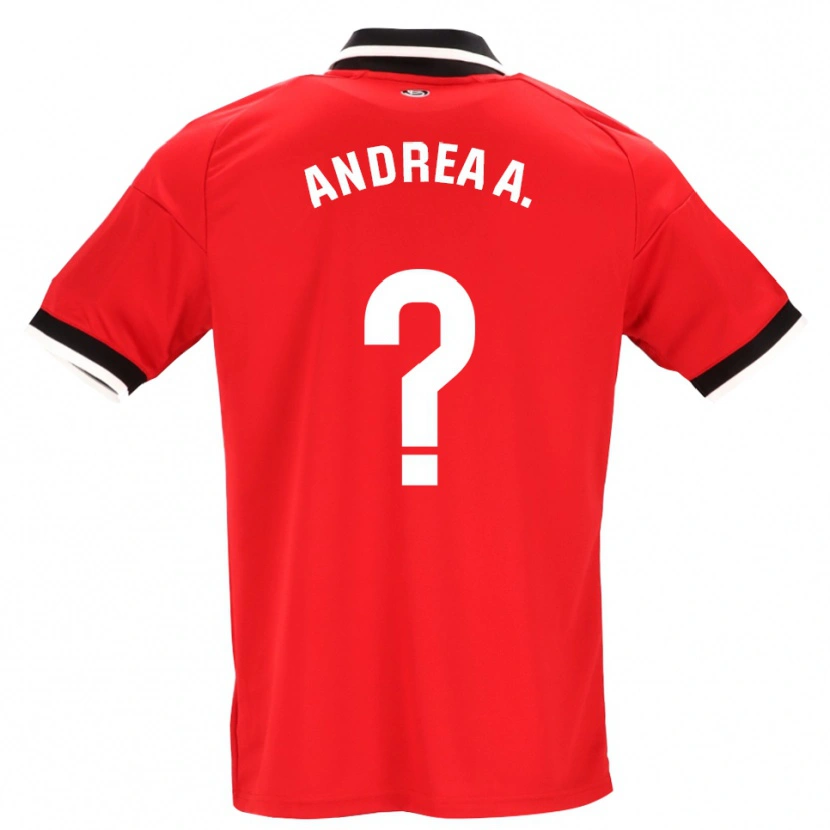 Danxen Kinder Andrea Abigail Álvarez Donis #0 Schwarz Weiß Rot Auswärtstrikot Trikot 2026/27 T-Shirt Österreich