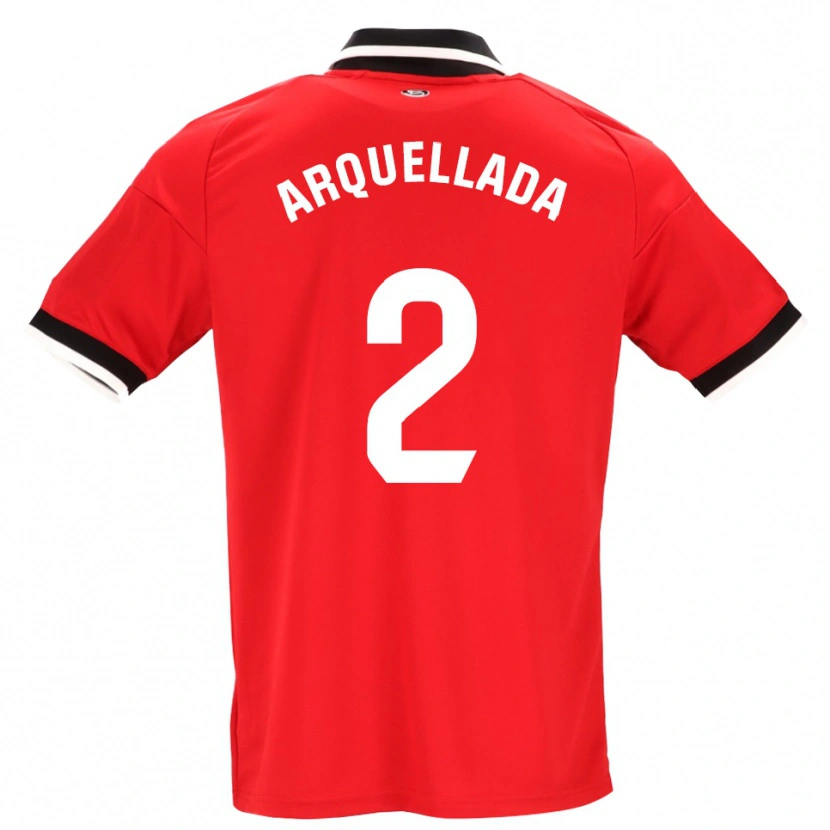 Danxen Kinder Álvaro Arquellada #2 Schwarz Weiß Rot Auswärtstrikot Trikot 2026/27 T-Shirt Österreich