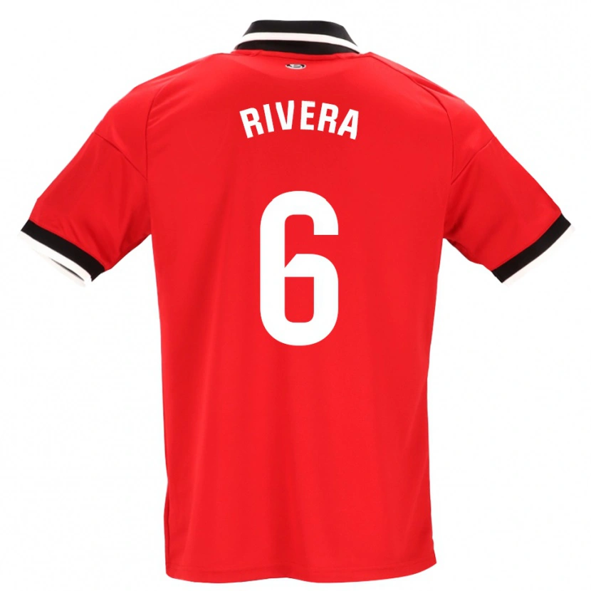 Danxen Kinder Pablo Rivera #6 Schwarz Weiß Rot Auswärtstrikot Trikot 2026/27 T-Shirt Österreich