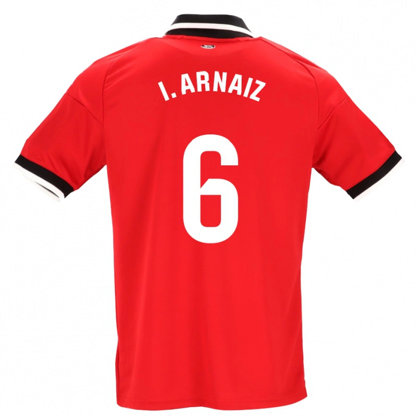 Danxen Kinder Iris Arnaiz Gil #6 Schwarz Weiß Rot Auswärtstrikot Trikot 2026/27 T-Shirt Österreich