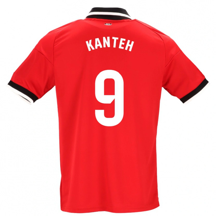 Danxen Kinder Fatoumata Kanteh I Cham #9 Schwarz Weiß Rot Auswärtstrikot Trikot 2026/27 T-Shirt Österreich