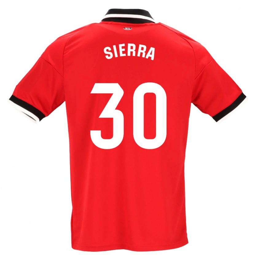 Danxen Kinder Miguel Sierra #30 Schwarz Weiß Rot Auswärtstrikot Trikot 2026/27 T-Shirt Österreich
