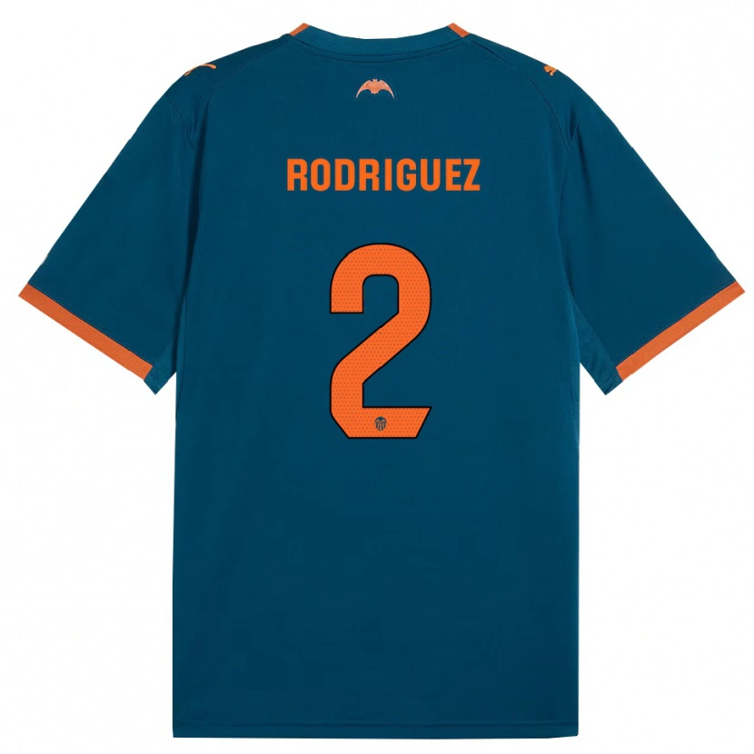 Danxen Kinder Guido Rodríguez #2 Stahlblau Orange Auswärtstrikot Trikot 2026/27 T-Shirt Österreich