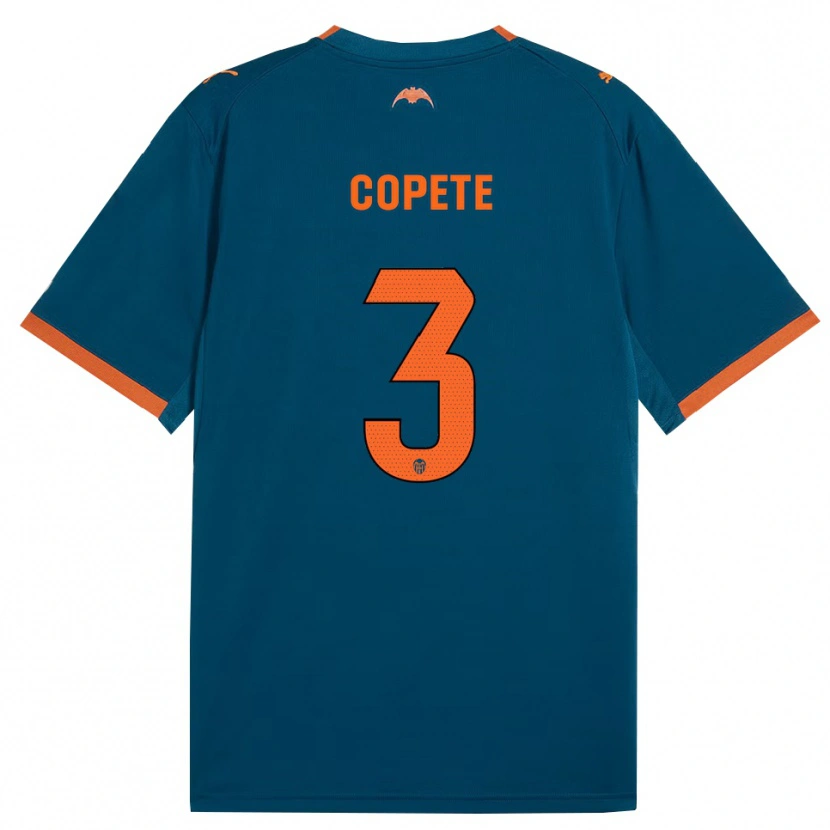 Danxen Kinder José Copete #3 Stahlblau Orange Auswärtstrikot Trikot 2026/27 T-Shirt Österreich