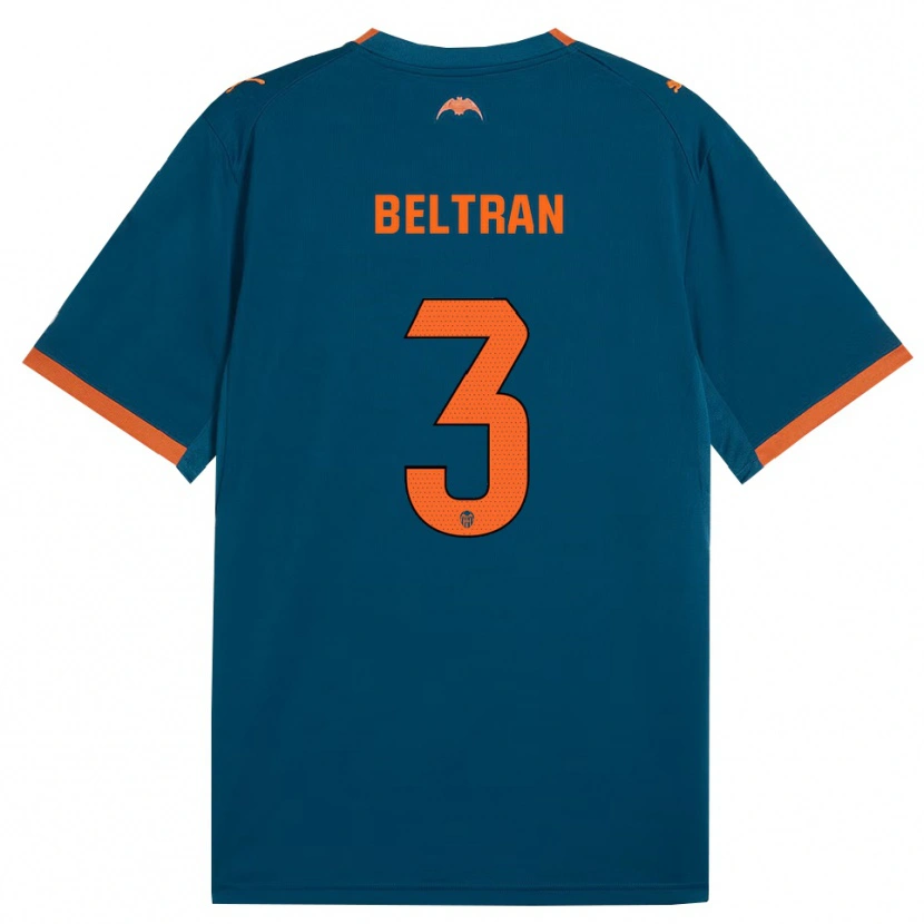 Danxen Kinder Bea Beltran #3 Stahlblau Orange Auswärtstrikot Trikot 2026/27 T-Shirt Österreich