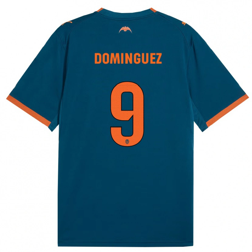 Danxen Kinder Mario Dominguez #9 Stahlblau Orange Auswärtstrikot Trikot 2026/27 T-Shirt Österreich