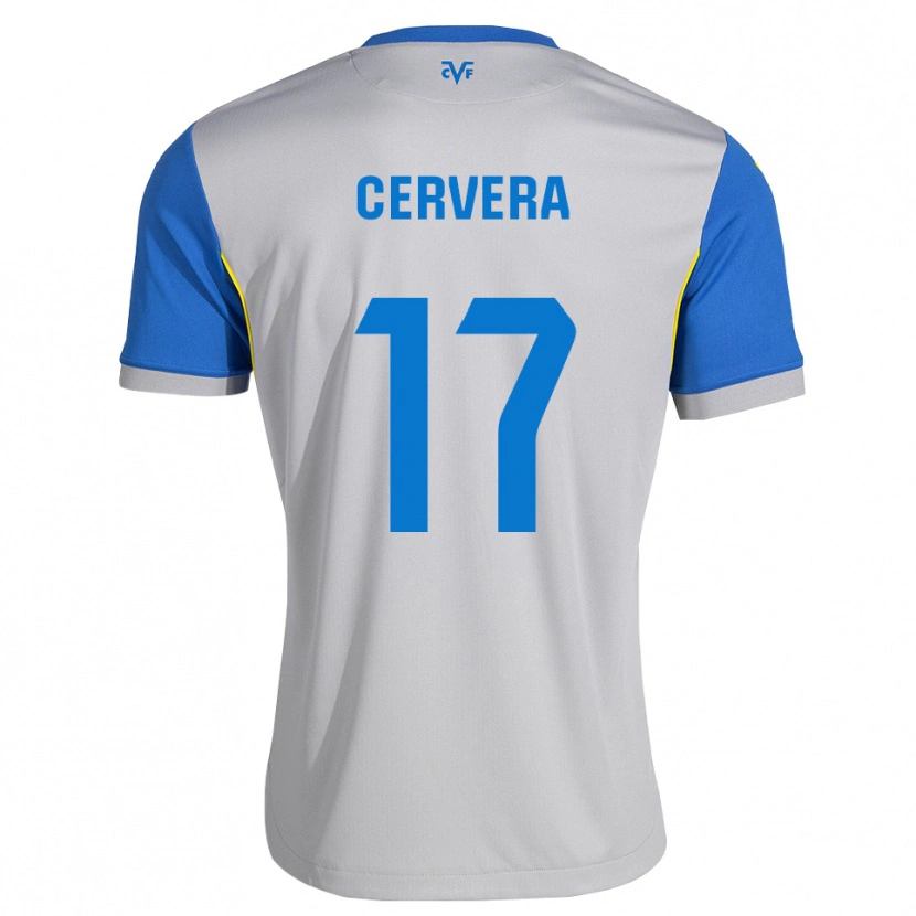 Danxen Kinder Mario Cervera #17 Dodgerblau Grau Auswärtstrikot Trikot 2026/27 T-Shirt Österreich