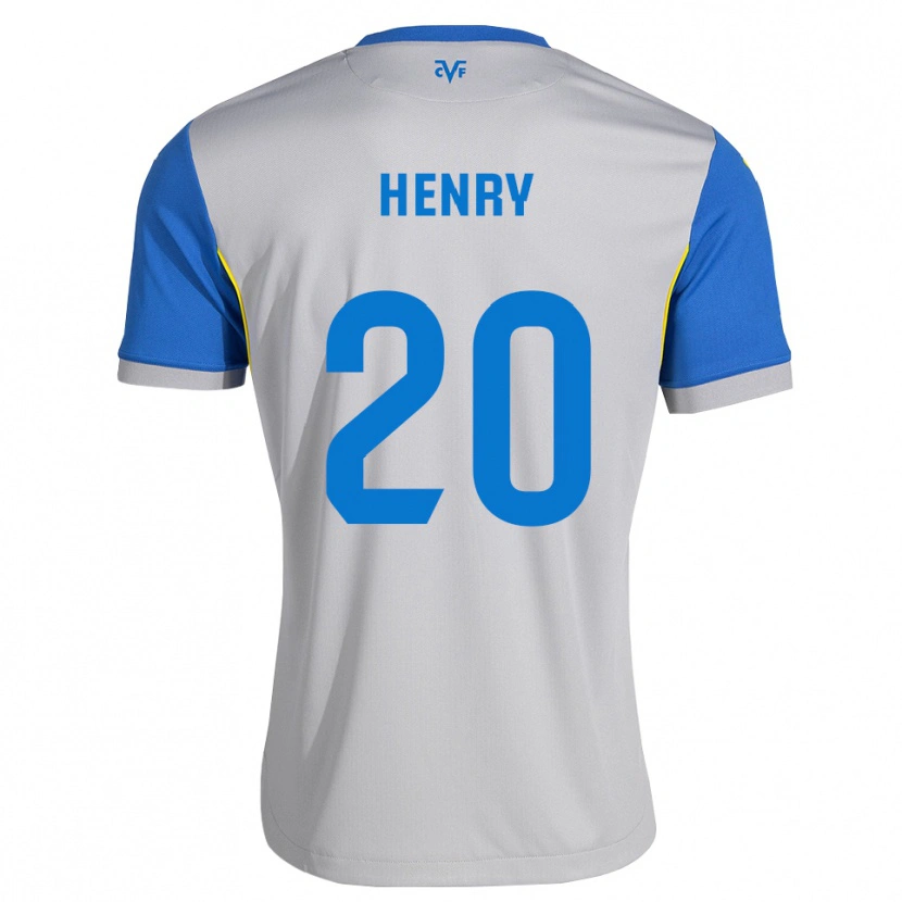 Danxen Kinder Kevlin Henry #20 Dodgerblau Grau Auswärtstrikot Trikot 2026/27 T-Shirt Österreich