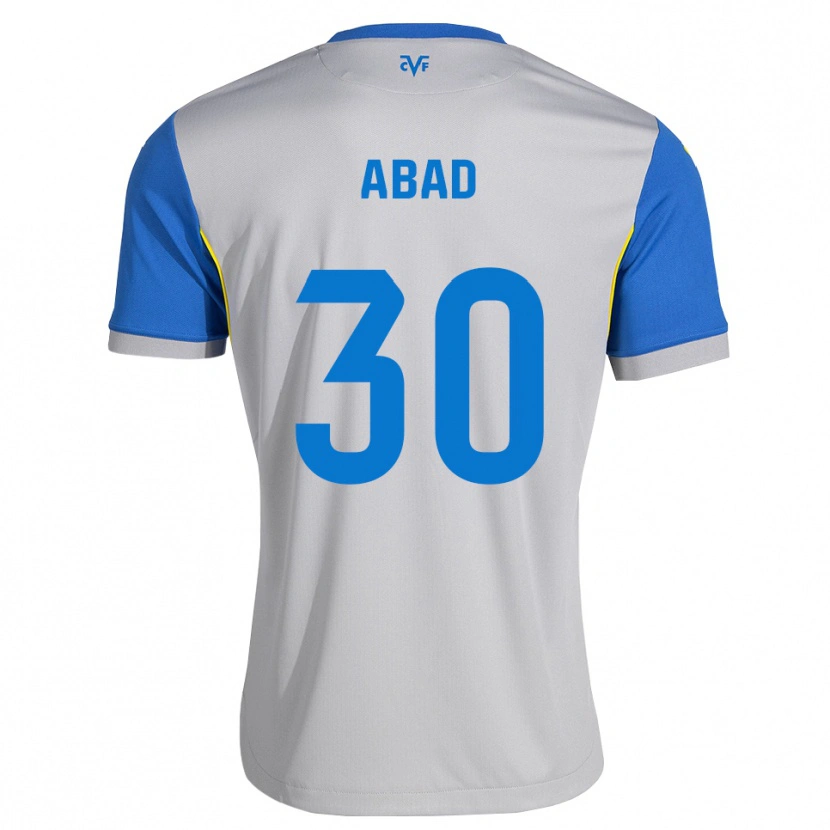 Danxen Kinder Iker Abad #30 Dodgerblau Grau Auswärtstrikot Trikot 2026/27 T-Shirt Österreich