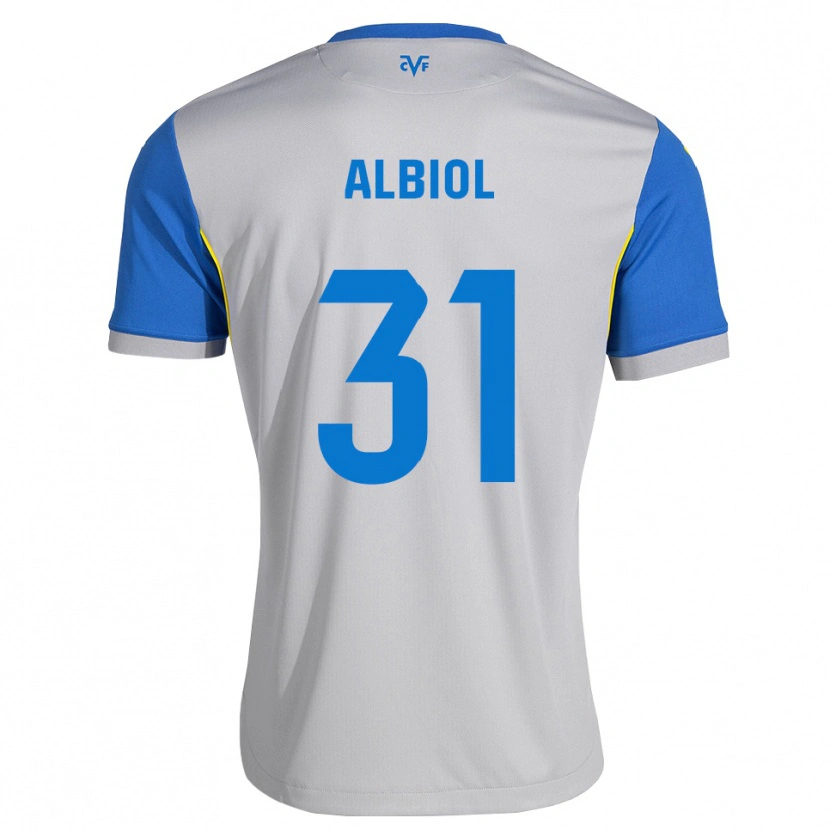 Danxen Kinder Thiago Albiol #31 Dodgerblau Grau Auswärtstrikot Trikot 2026/27 T-Shirt Österreich