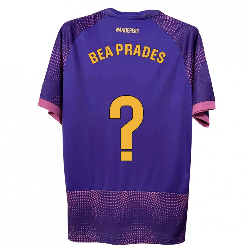Danxen Kinder Beatriz Prades Insa #0 Lila Weiß Rosa Auswärtstrikot Trikot 2026/27 T-Shirt Österreich