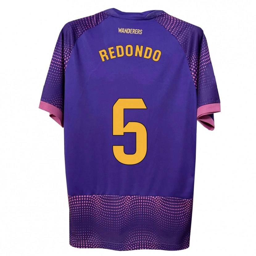 Danxen Kinder Federico Redondo #5 Lila Weiß Rosa Auswärtstrikot Trikot 2026/27 T-Shirt Österreich