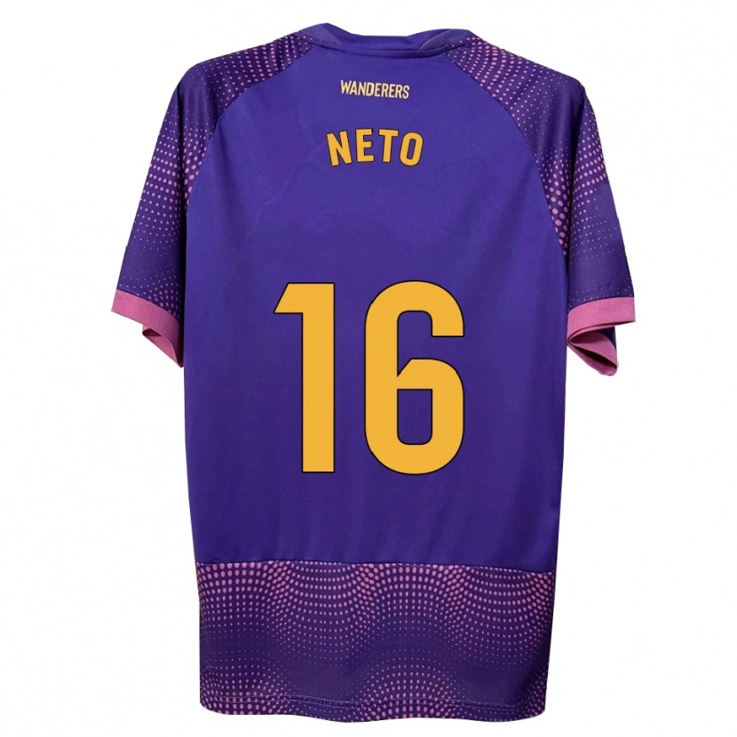 Danxen Kinder Martim Neto #16 Lila Weiß Rosa Auswärtstrikot Trikot 2026/27 T-Shirt Österreich