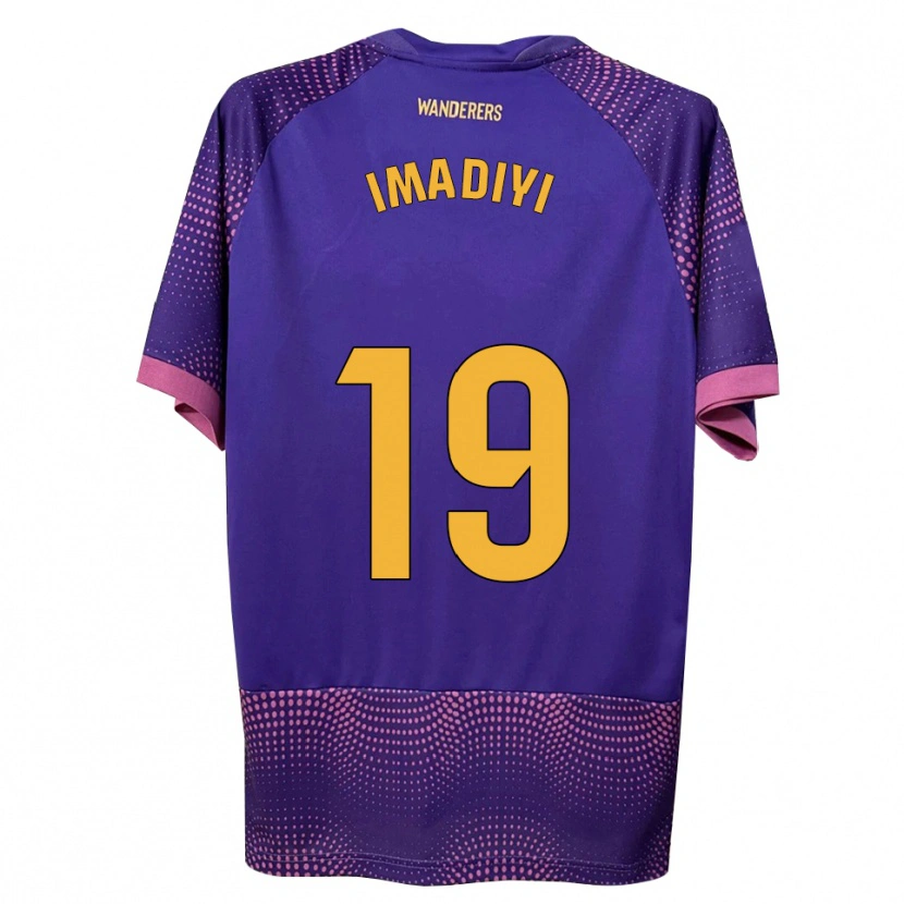 Danxen Kinder Ceri Imadiyi #19 Lila Weiß Rosa Auswärtstrikot Trikot 2026/27 T-Shirt Österreich