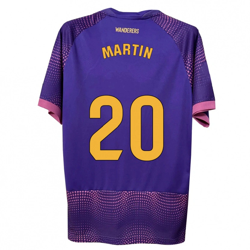 Danxen Kinder Carlos Martin #20 Lila Weiß Rosa Auswärtstrikot Trikot 2026/27 T-Shirt Österreich