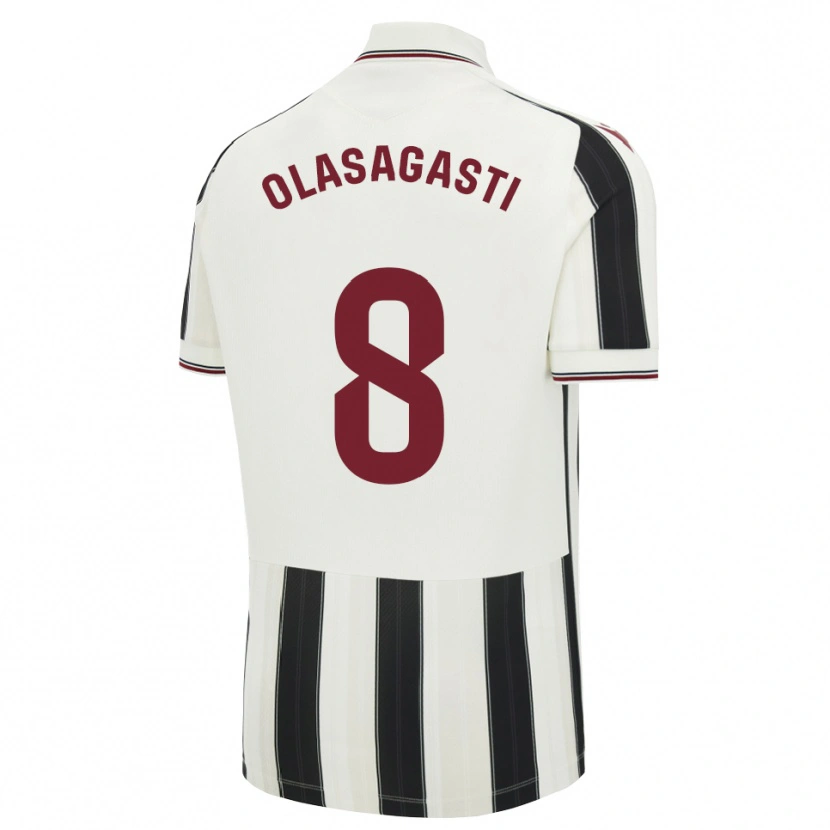 Danxen Kinder Jon Ander Olasagasti #8 Schwarz Weiß Rot Auswärtstrikot Trikot 2026/27 T-Shirt Österreich