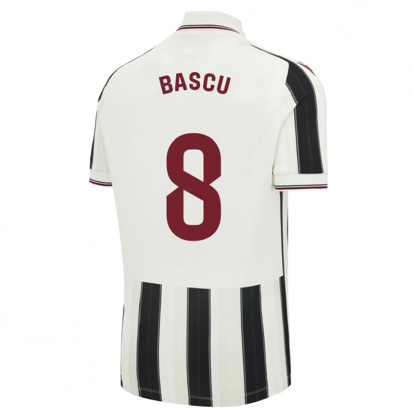Danxen Kinder Ainhoa Estevez Bascuñan #8 Schwarz Weiß Rot Auswärtstrikot Trikot 2026/27 T-Shirt Österreich