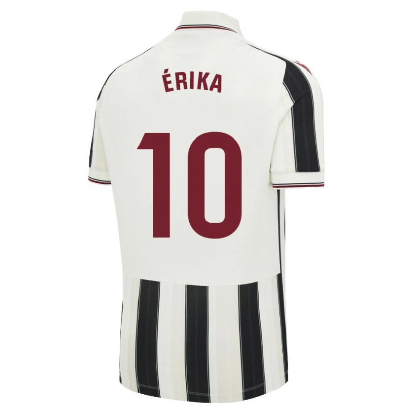 Danxen Kinder Érika González #10 Schwarz Weiß Rot Auswärtstrikot Trikot 2026/27 T-Shirt Österreich