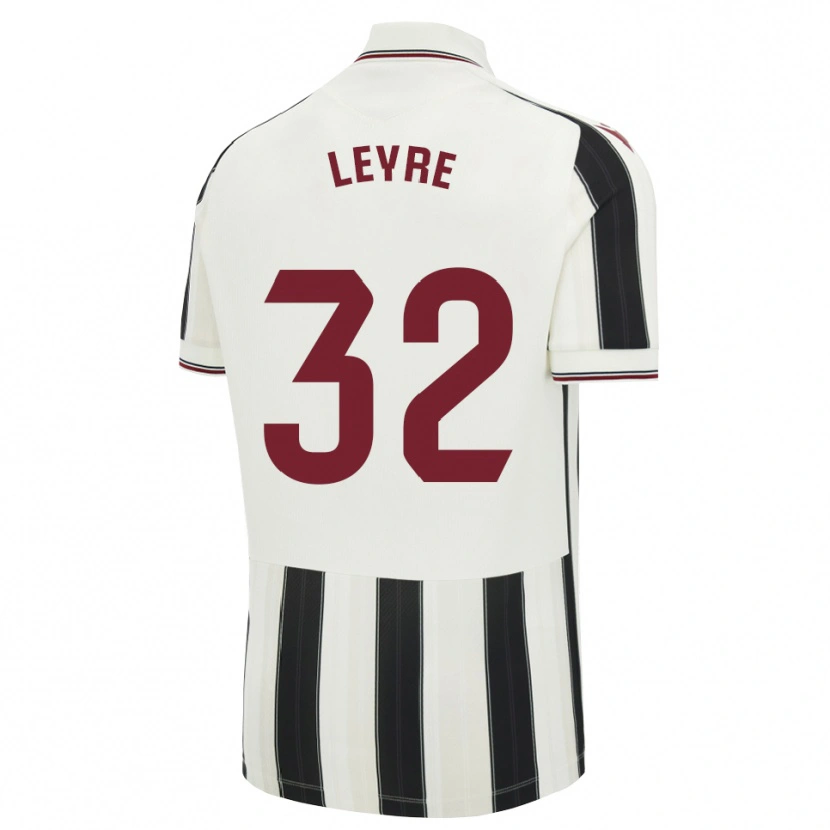 Danxen Kinder Leyre Secades #32 Schwarz Weiß Rot Auswärtstrikot Trikot 2026/27 T-Shirt Österreich