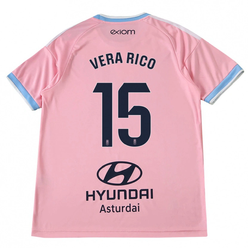 Danxen Kinder Vera Rico #15 Kornblumenblau Rosa Auswärtstrikot Trikot 2026/27 T-Shirt Österreich