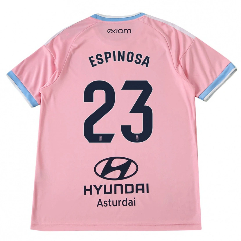 Danxen Kinder Diego Espinosa #23 Kornblumenblau Rosa Auswärtstrikot Trikot 2026/27 T-Shirt Österreich