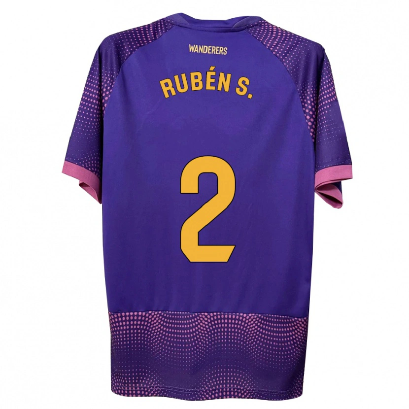 Danxen Kinder Rubén Sánchez #2 Lila Weiß Rosa Auswärtstrikot Trikot 2026/27 T-Shirt Österreich