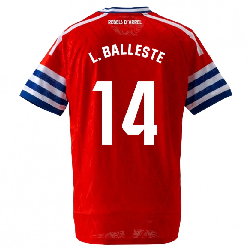 Danxen Kinder Laia Balleste Sciora #14 Königsblau Rot Auswärtstrikot Trikot 2026/27 T-Shirt Österreich