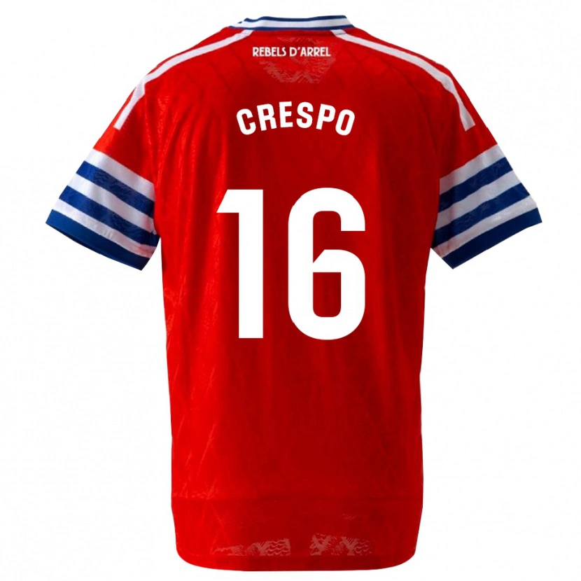Danxen Kinder Hugo Crespo #16 Königsblau Rot Auswärtstrikot Trikot 2026/27 T-Shirt Österreich