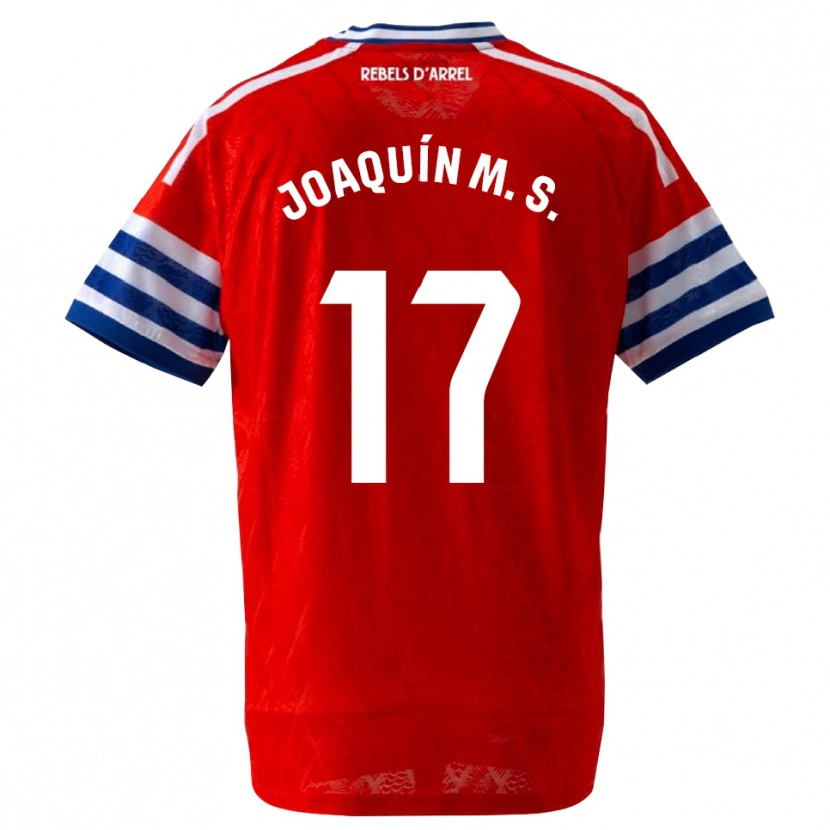 Danxen Kinder Joaquín Sánchez #17 Königsblau Rot Auswärtstrikot Trikot 2026/27 T-Shirt Österreich